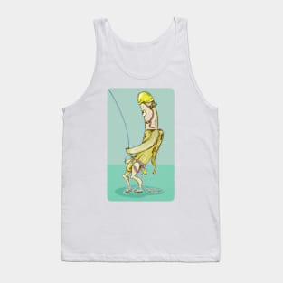 Banana belayer rock climbing Tank Top